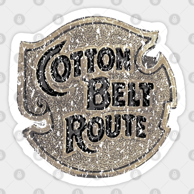 Cotton Belt Route Railroad Sticker by Midcenturydave